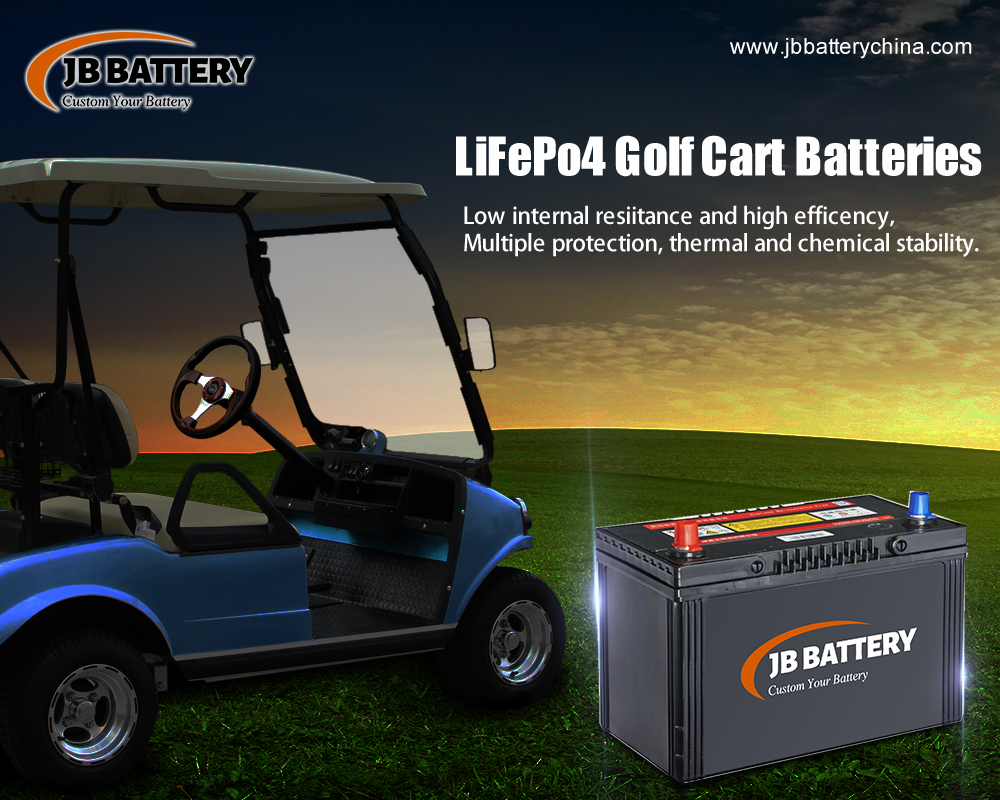 Ventaja de los beneficios asociados con la batería de carrito de golf LIFEPO4 LIFIPO4 a medida.