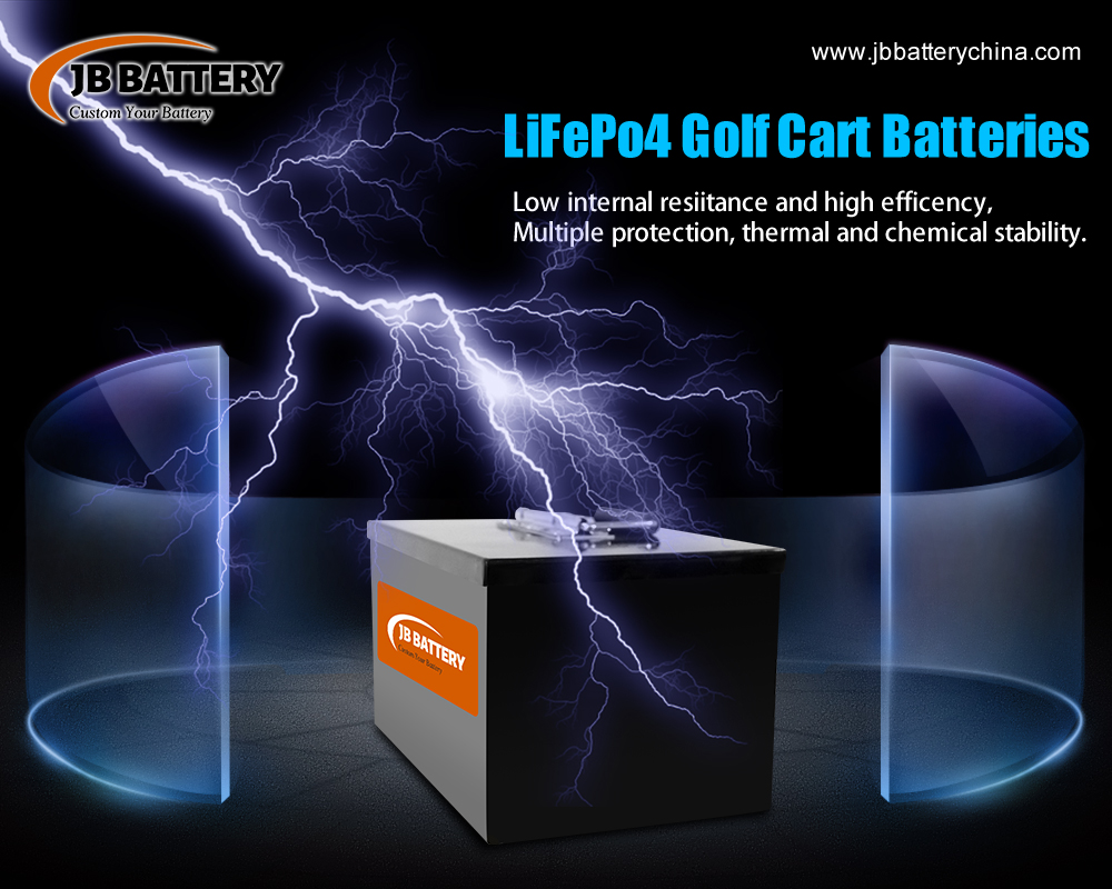 ¿Cómo se almacena la batería del carrito de golf de fosfato de hierro y litio de 48v 100ah (LifePo4)?